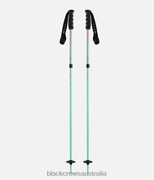 Black Crows Accessories 62HDJ280 Junior Duos Junius Poles Turquoise