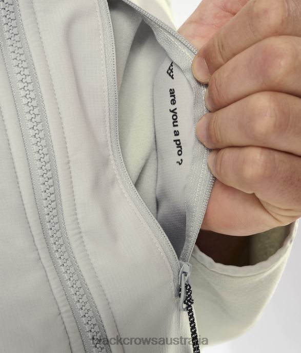 Black Crows Apparel 62HDJ133 Men Caldus Pro Jacket Light Grey