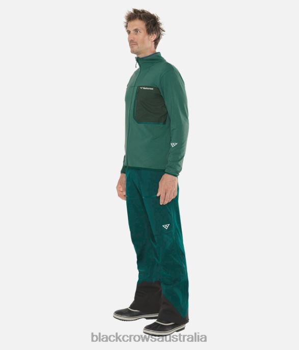 Black Crows Apparel 62HDJ137 Men Freebird Polartec Jacket Dark Green