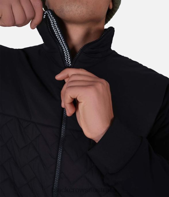 Black Crows Apparel 62HDJ145 Men Ferus Fleece Jacket Black