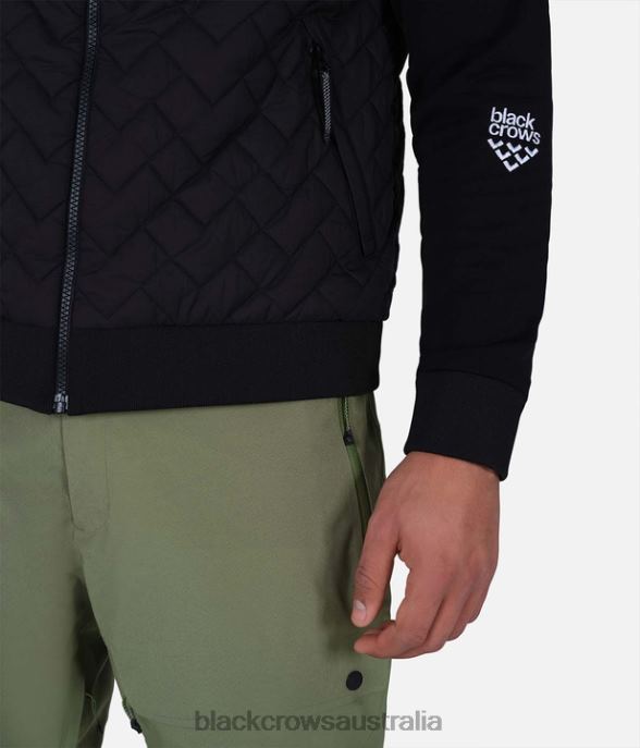 Black Crows Apparel 62HDJ145 Men Ferus Fleece Jacket Black