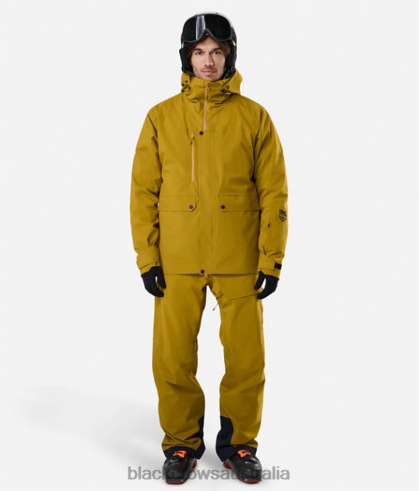 Black Crows Apparel 62HDJ65 Men Ferus Mechanical Jacket Tobacco Brown