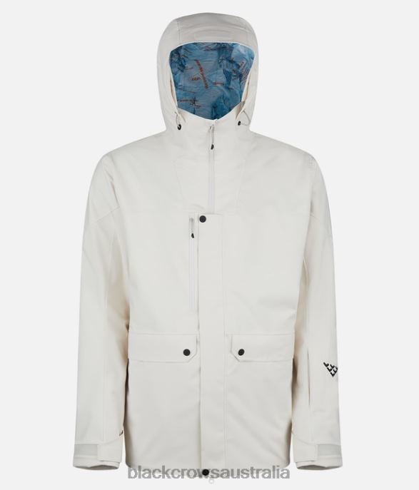 Black Crows Apparel 62HDJ77 Men Ferus Mechanical Jacket Off White
