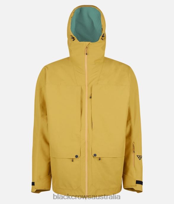 Black Crows Apparel 62HDJ83 Men Ora Body Map Jacket Gold