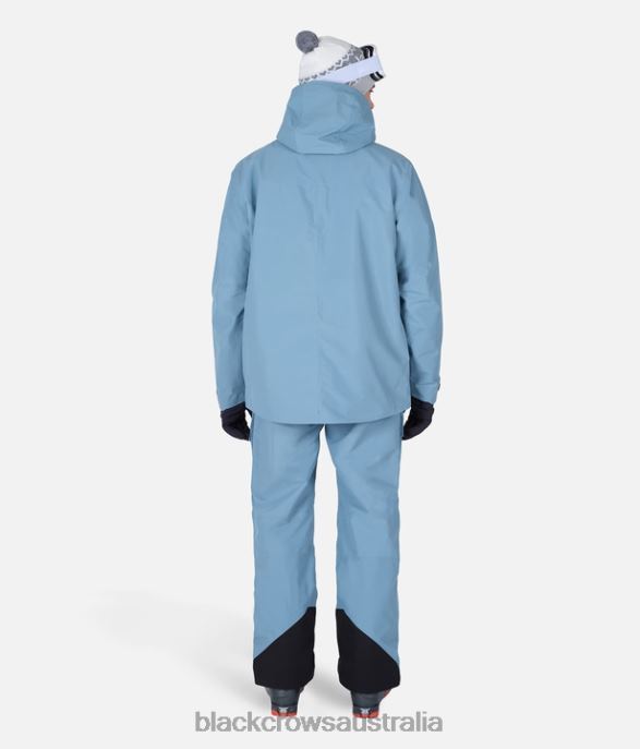 Black Crows Apparel 62HDJ105 Men Ora Body Map Pant Stone Blue