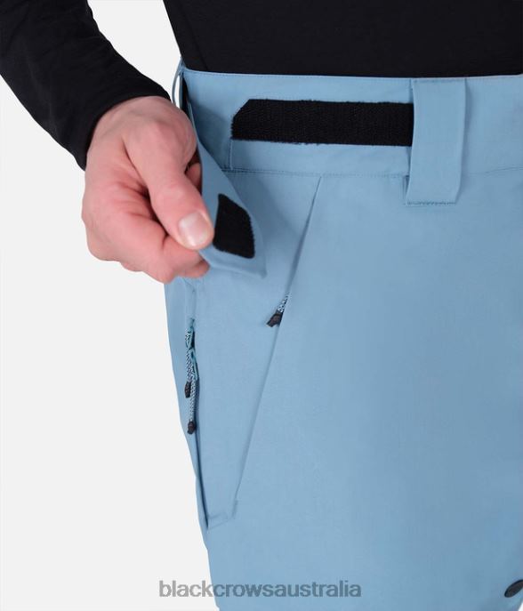 Black Crows Apparel 62HDJ105 Men Ora Body Map Pant Stone Blue