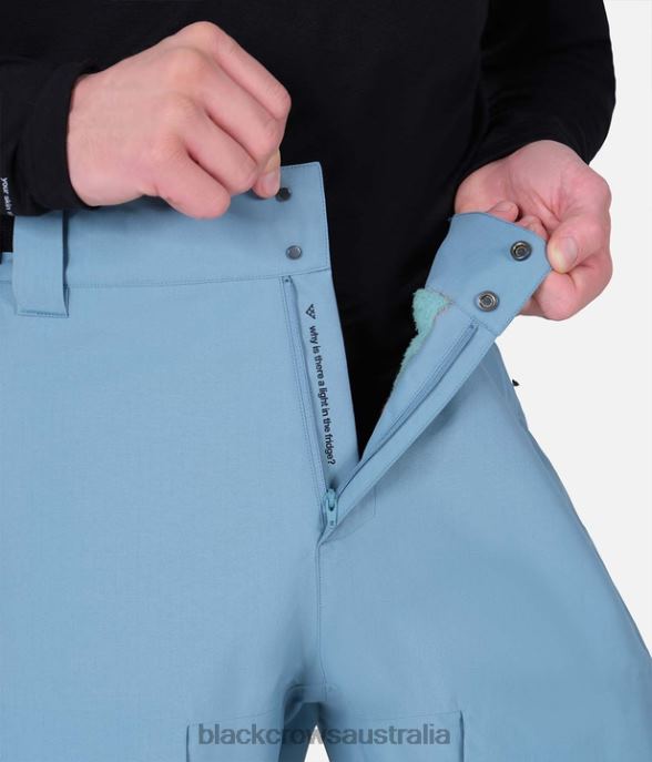 Black Crows Apparel 62HDJ105 Men Ora Body Map Pant Stone Blue