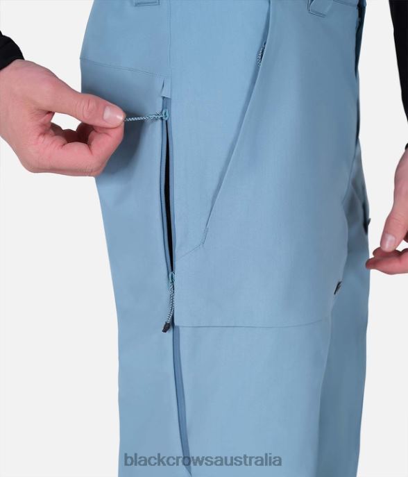 Black Crows Apparel 62HDJ105 Men Ora Body Map Pant Stone Blue