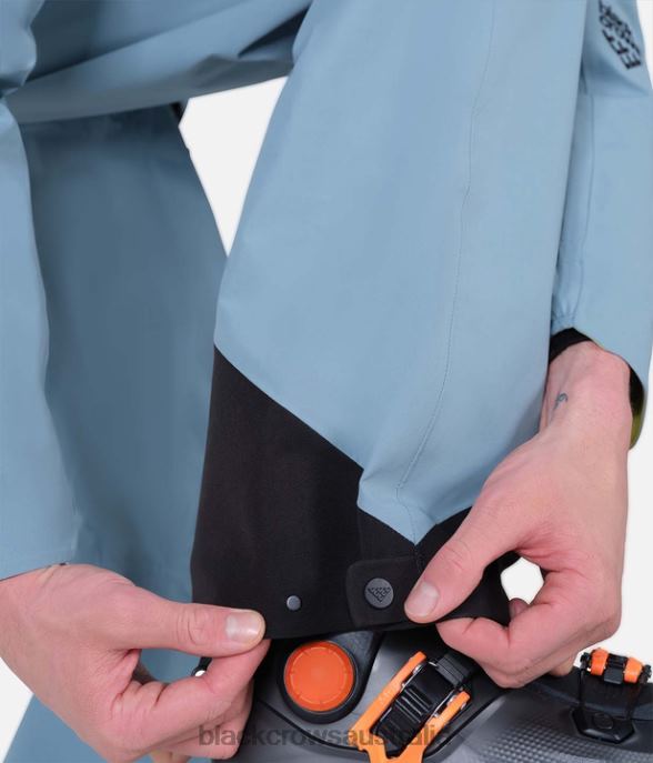 Black Crows Apparel 62HDJ105 Men Ora Body Map Pant Stone Blue