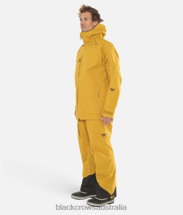 Black Crows Apparel 62HDJ115 Men Ora Xpore Ripstop Bib Pant Gold
