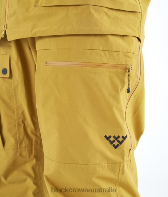 Black Crows Apparel 62HDJ115 Men Ora Xpore Ripstop Bib Pant Gold