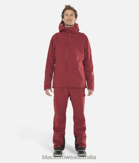 Black Crows Apparel 62HDJ117 Men Ferus Mechanical Pant Burgundy