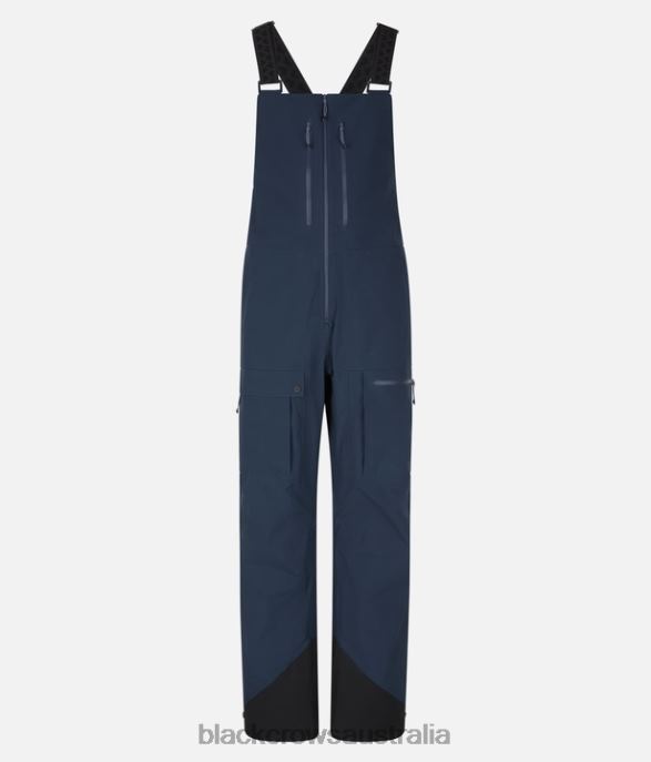 Black Crows Apparel 62HDJ121 Men Ora Xpore Ripstop Bib Pant Dark Blue