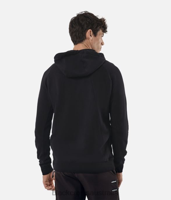 Black Crows Apparel 62HDJ188 Men Traverse Heavyweight Hoodie Black