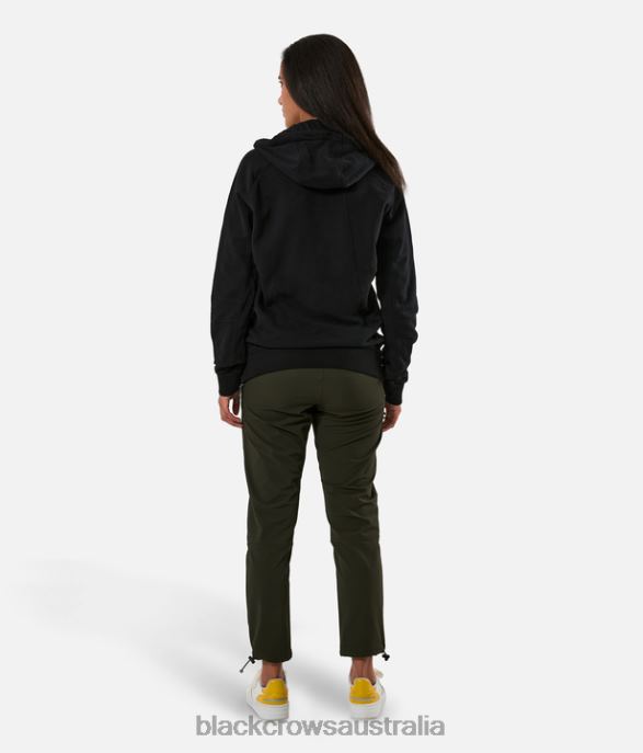 Black Crows Apparel 62HDJ188 Men Traverse Heavyweight Hoodie Black