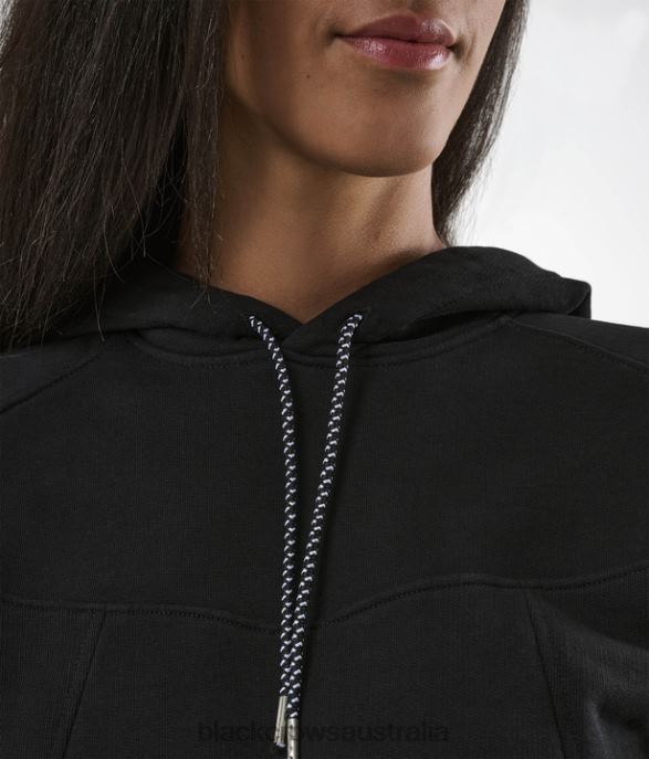 Black Crows Apparel 62HDJ188 Men Traverse Heavyweight Hoodie Black