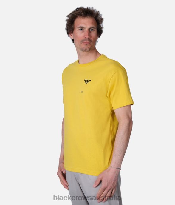 Black Crows Apparel 62HDJ189 Men Motto Tee Yellow