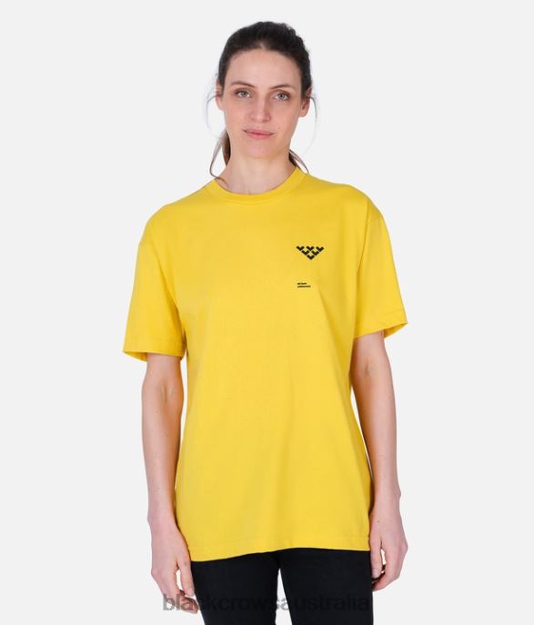 Black Crows Apparel 62HDJ189 Men Motto Tee Yellow
