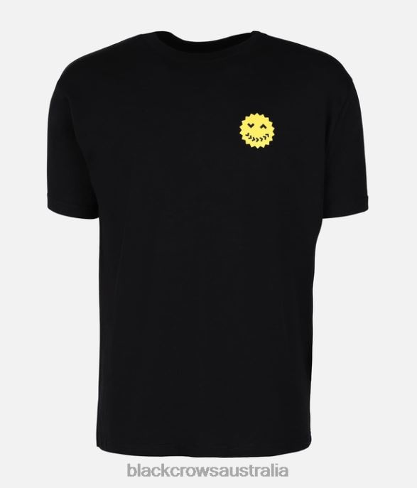 Black Crows Apparel 62HDJ195 Men Acid House Tee Black
