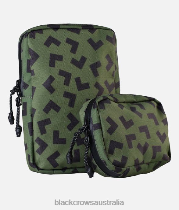 Black Crows Accessories 62HDJ198 Men Multis Pouch Set Olive Green
