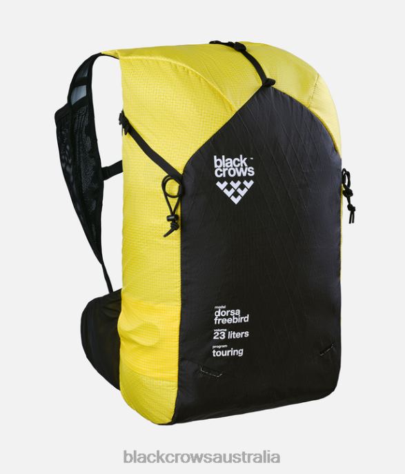 Black Crows Accessories 62HDJ45 Men Dorsa 23 Freebird Backpack Black-Yellow