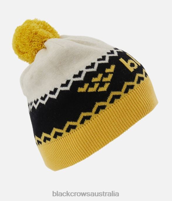 Black Crows Accessories 62HDJ205 Men Crista Beanie Yellow