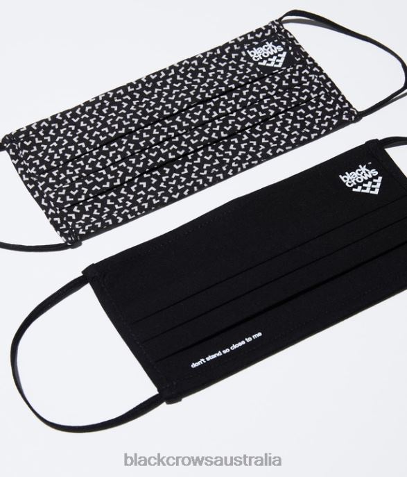 Black Crows Accessories 62HDJ51 Men Maskus face mask x2 Black-White