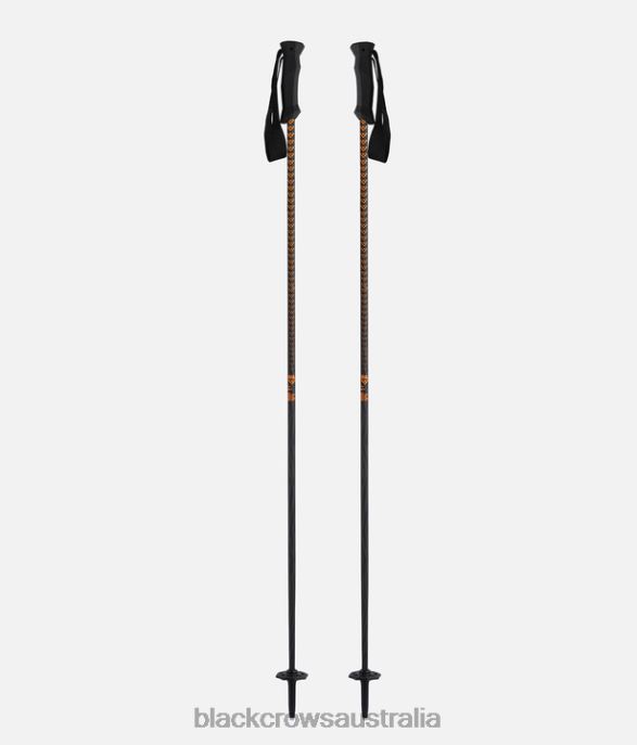 Black Crows Accessories 62HDJ25 Men Stans Poles Black-Orange