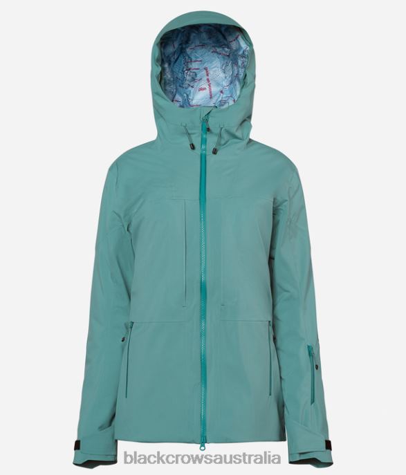 Black Crows Apparel 62HDJ228 Women Ferus Mechanical Jacket Winter Green