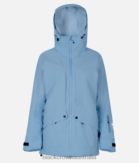 Black Crows Apparel 62HDJ230 Women Ora Body Map Jacket Stone Blue