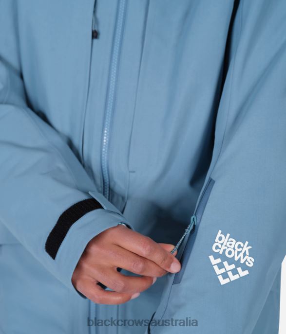 Black Crows Apparel 62HDJ230 Women Ora Body Map Jacket Stone Blue
