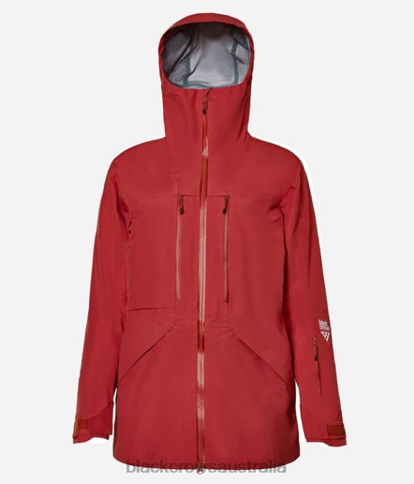 Black Crows Apparel 62HDJ231 Women Ora Xpore Jacket Rust Red