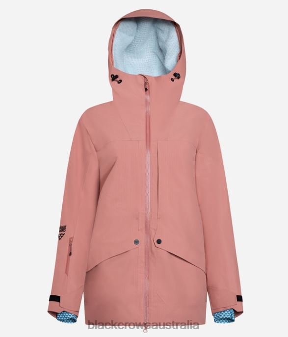 Black Crows Apparel 62HDJ233 Women Ora Body Map Jacket Old Rose