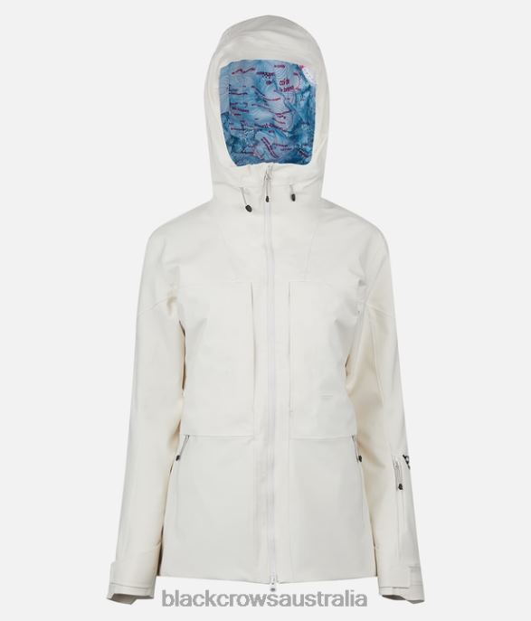 Black Crows Apparel 62HDJ234 Women Ferus Mechanical Jacket Off White