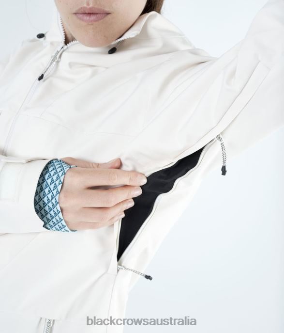 Black Crows Apparel 62HDJ234 Women Ferus Mechanical Jacket Off White