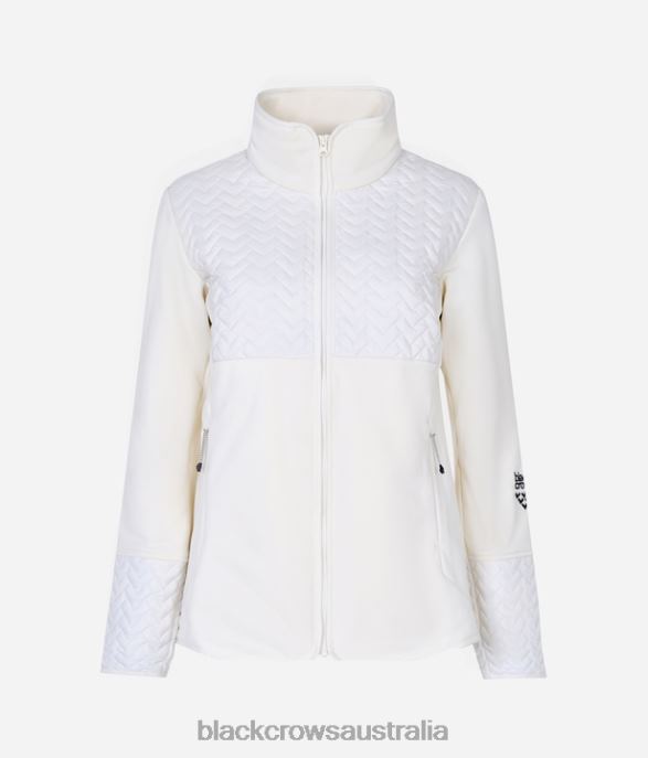 Black Crows Apparel 62HDJ252 Women Ferus Fleece Jacket Off White