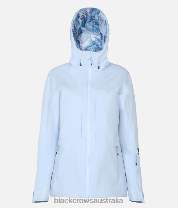 Black Crows Apparel 62HDJ275 Women Ferus Mechanical Jacket Light Blue